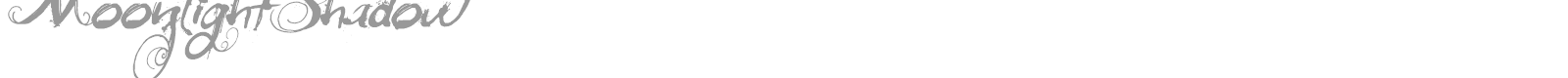 Moonlight Shadow font preview